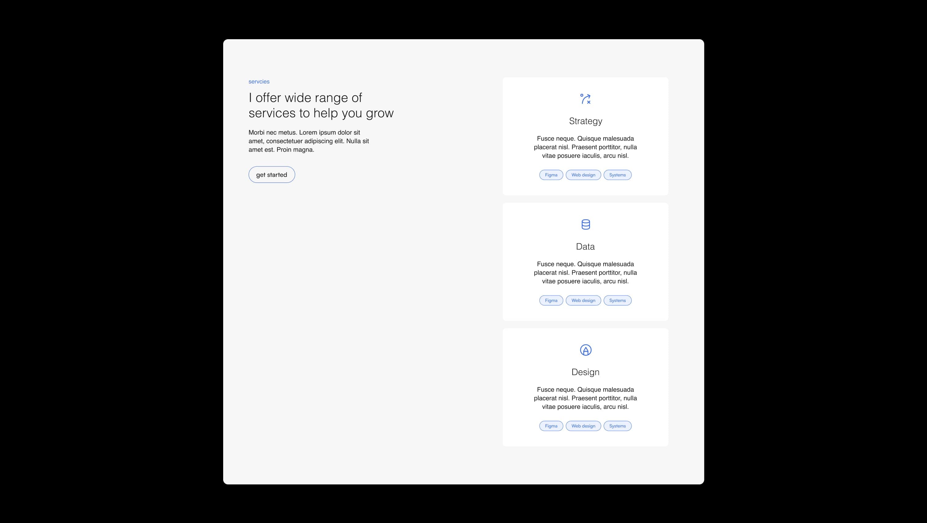 Services Tiles + CTA