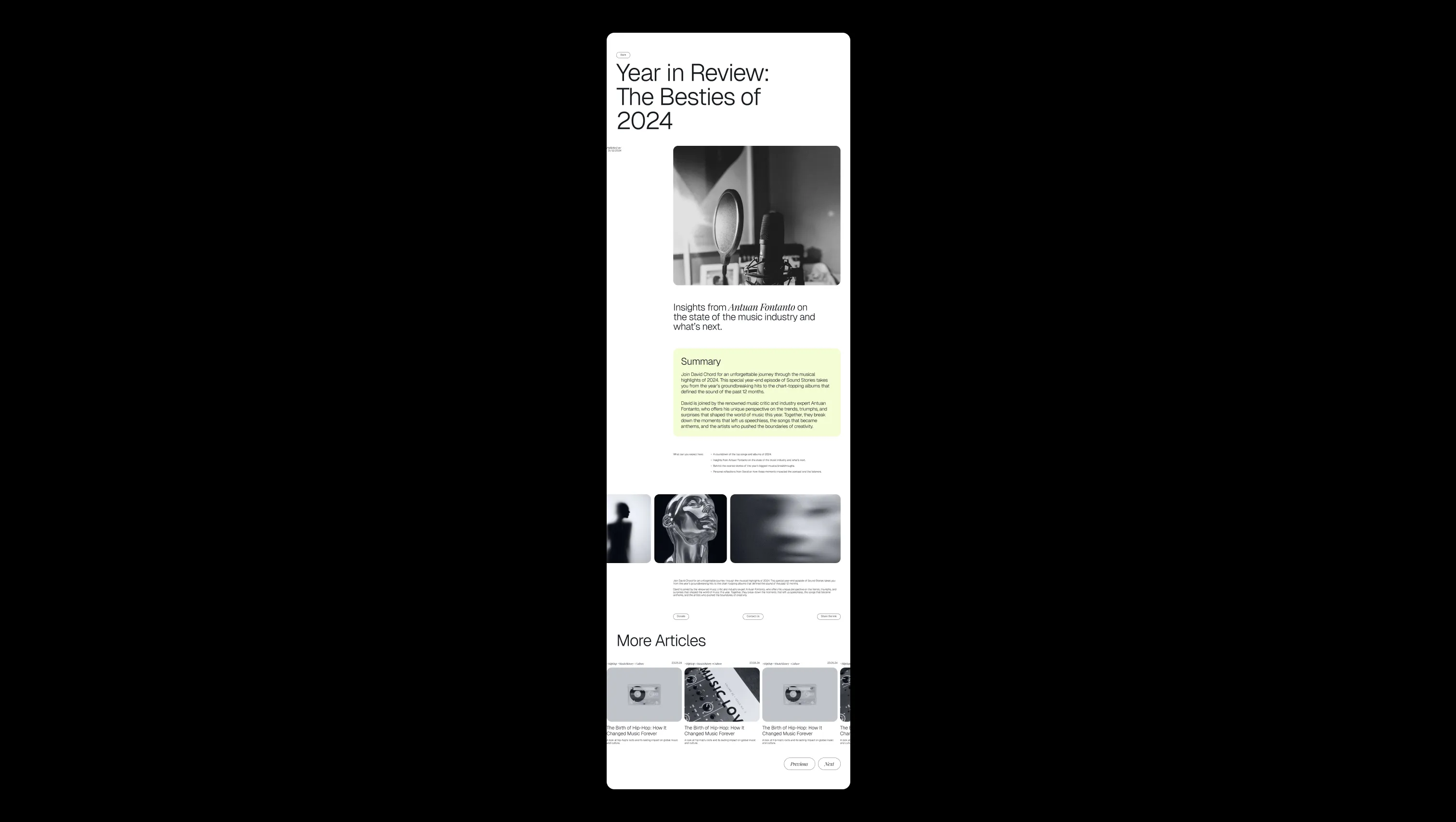 CMS Article with Related Slider