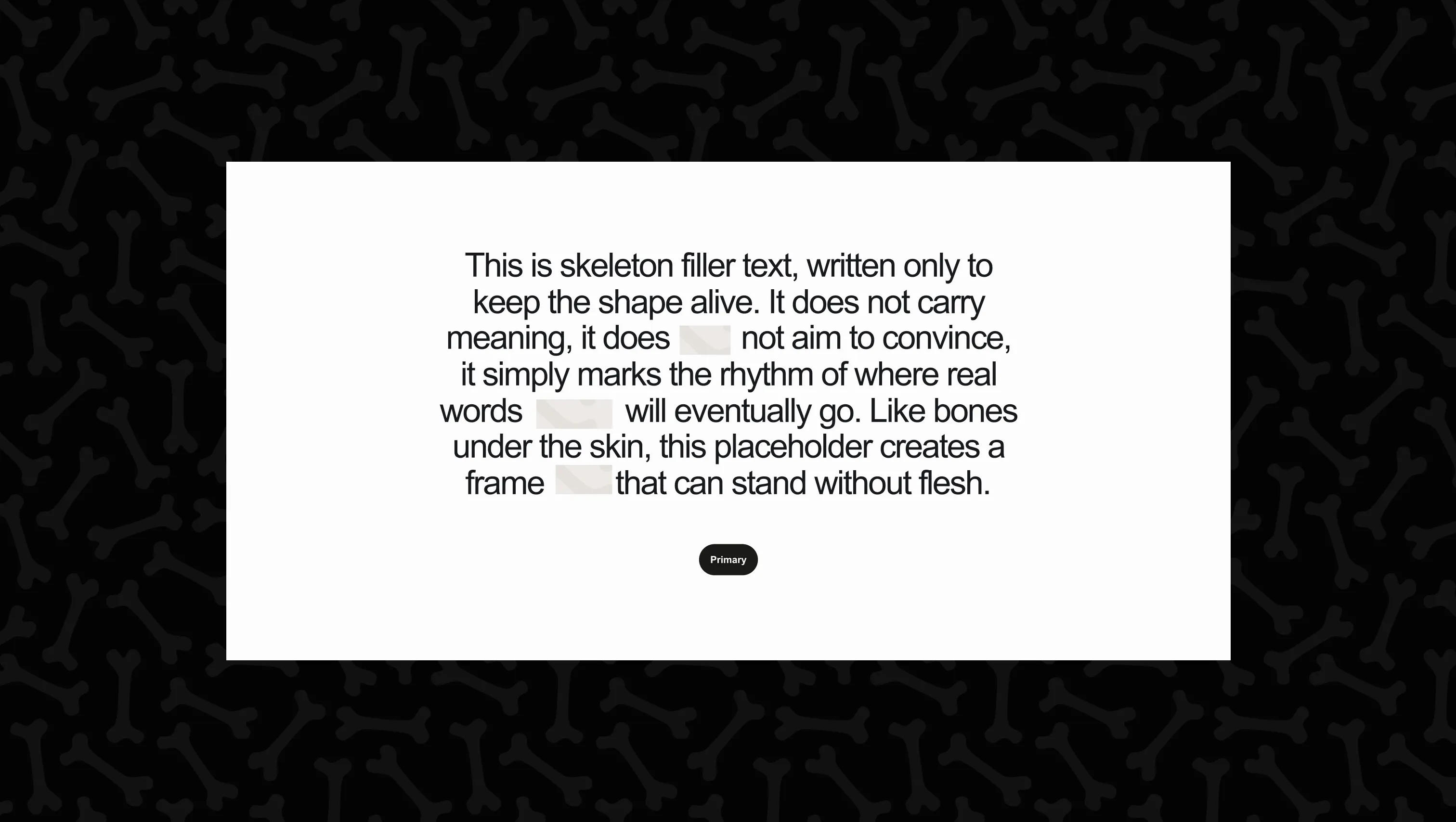 Animated Text Reveal Hero Section